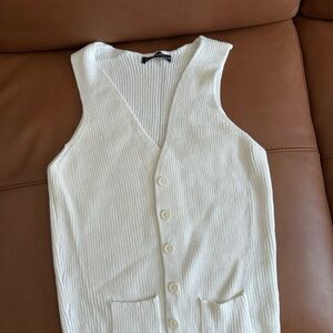 Cream Sweater Vest